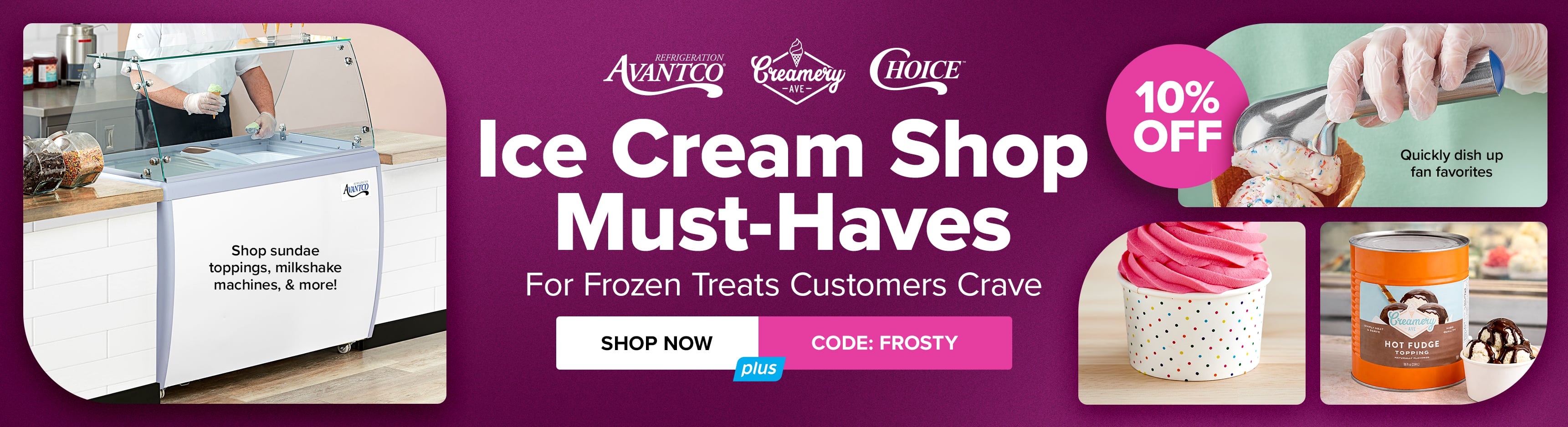 Ice Cream Shop Must-Haves For Frozen Treats Customers Crave use code FROSTY for 10% OFF