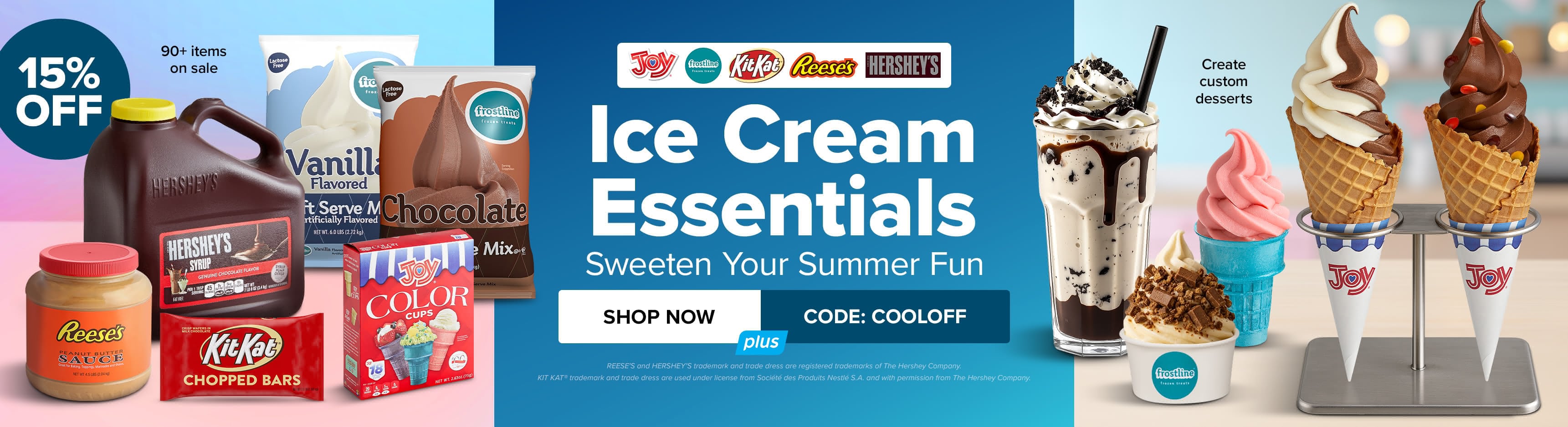Ice Cream Essentials - Sweeten Your Summer Fun. Use Code: COOLOFF