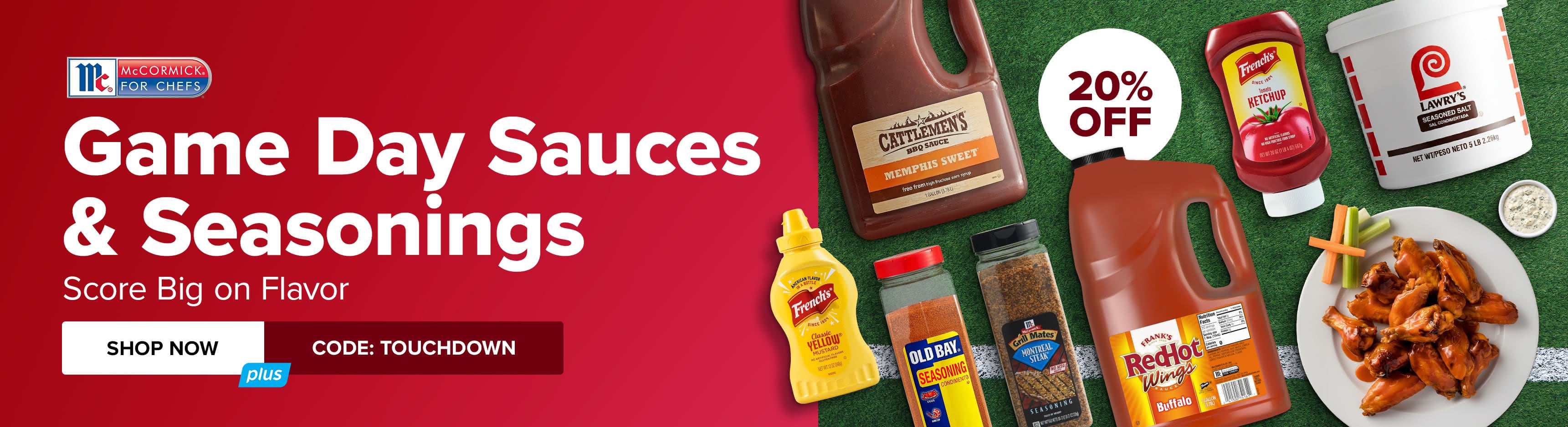 Game Day Sauces & Seasonings - Score Big on Flavor. Shop Now. Use Code: TOUCHDOWN and Save 20%