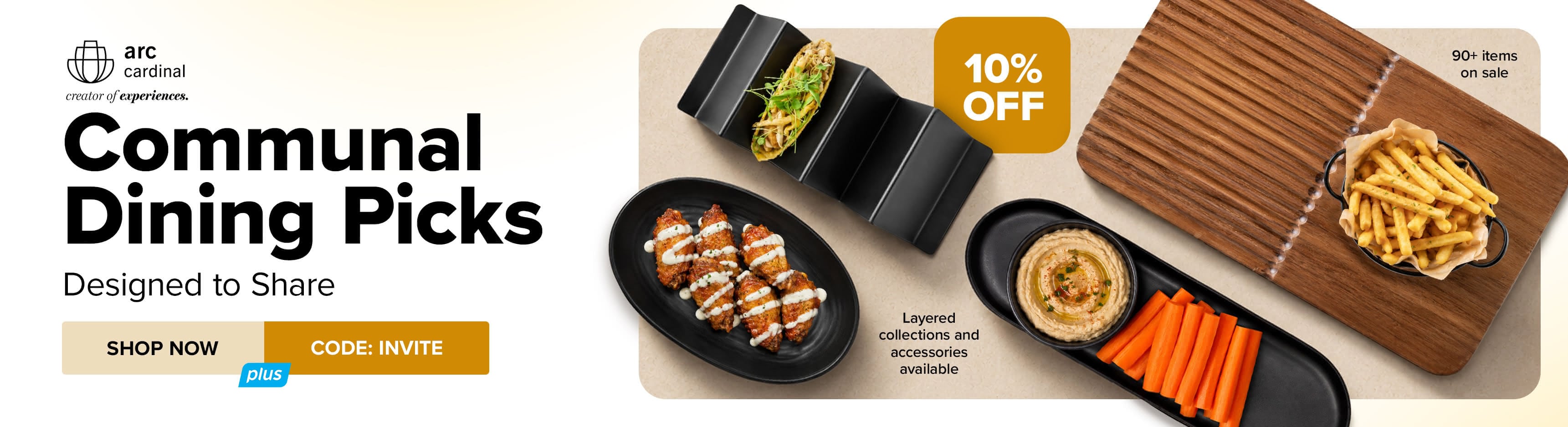 Communal Dining Picks - Designed to Share. Shop Now. Use Code: INVITE and Save 10%