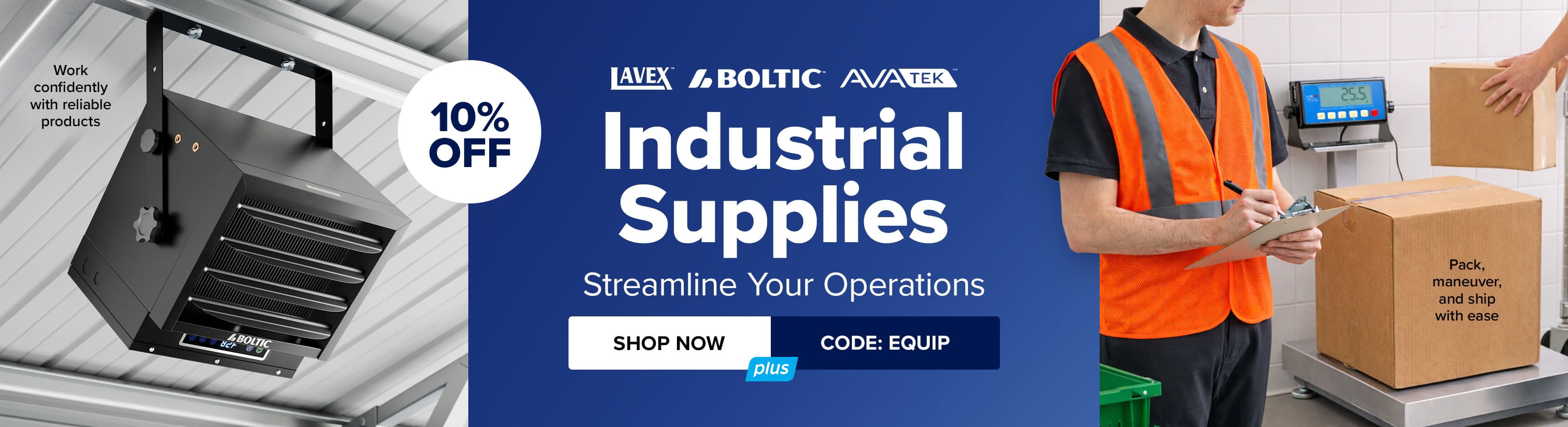 Industrial Supplies - Streamline Your Operations. Shop Now. Use Code: EQUIP and Save 10%