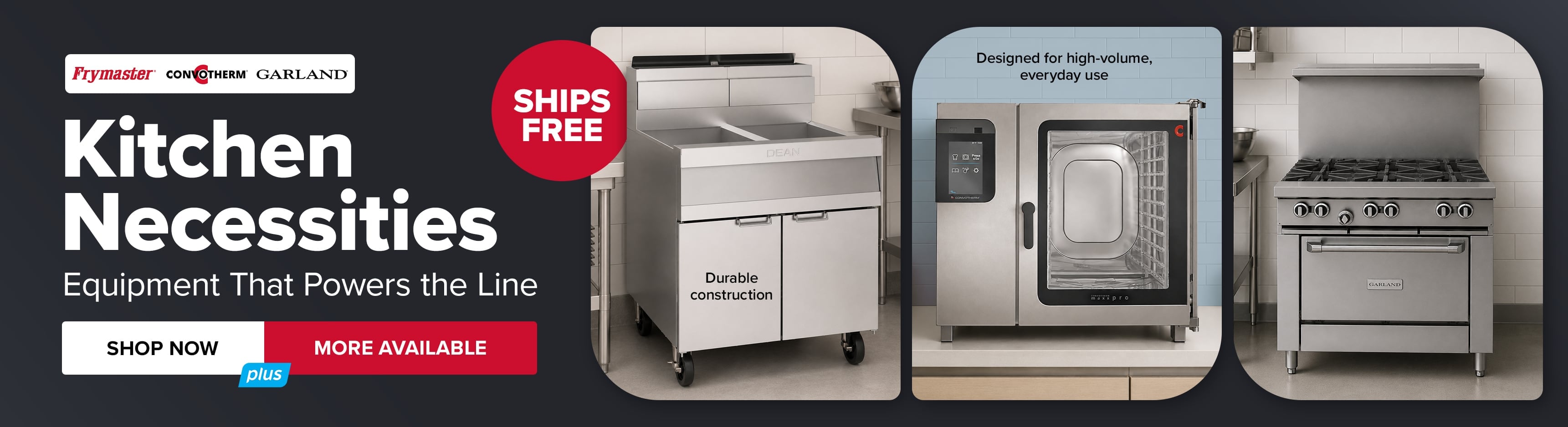 Kitchen Necessities - Equipment That Powers the Line. Shop Now. No Code Needed