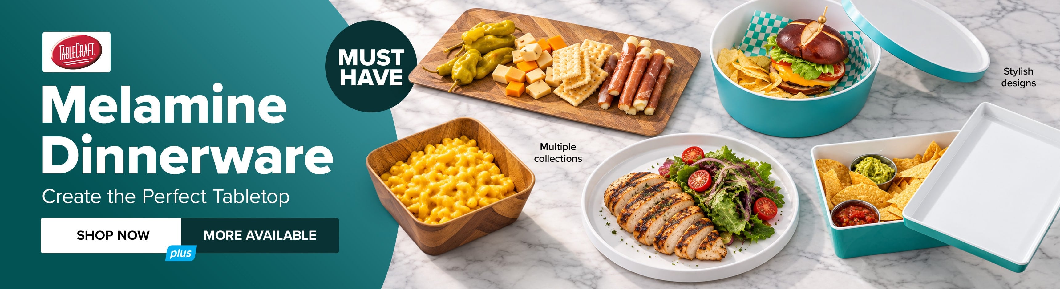 Must Have Tablecraft Melamine Dinnerware - Create the Perfect Tabletop - Shop Now