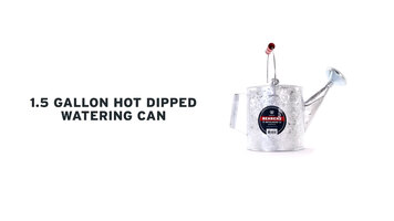Behrens 1.5 Gallon Hot Dipped Watering Can Features Behrens 1.5 Gallon Hot Dipped Watering Can Features