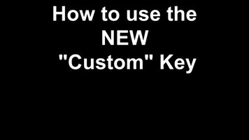 DYMO: Rhino 4200: How to use the "Custom" key