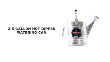 Behrens 2.5 Gallon Hot Dipped Watering Can Features Behrens 2.5 Gallon Hot Dipped Watering Can Features