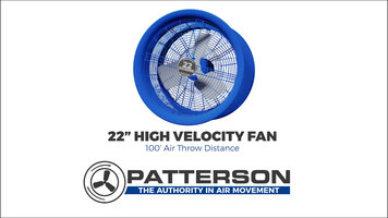 Patterson High Velocity Fans