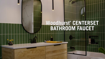 Woodhurst Centerset Bathroom Faucet by Delta