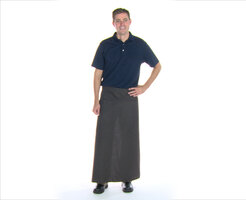 Intedge Brown Poly-Cotton Bistro Apron Modeling Video Intedge Brown Poly-Cotton Bistro Apron Modeling Video