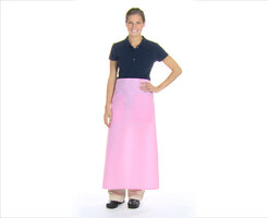 Intedge Pink Poly-Cotton Bistro Apron Modeling Video-katie Intedge Pink Poly-Cotton Bistro Apron Modeling Video-katie