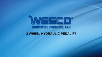 WESCO 2 Wheel Hydraulic Pedalift Overview