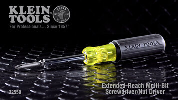 Extended-Reach Multi-Bit Screwdriver/Nut Driver Overview