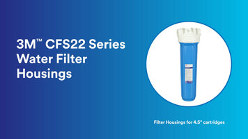 3M CFS22 Series Water Filter Housings