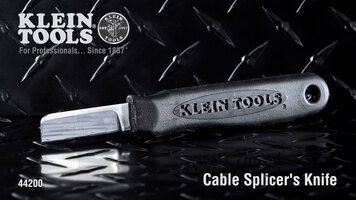 Cable-Splicer's Knife