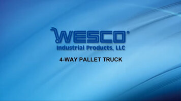 WESCO 4 Way Pallet Truck WESCO 4 Way Pallet Truck
