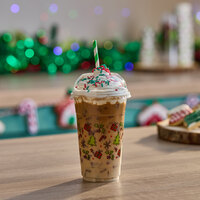 Choice 24 oz. Holiday PET Plastic Cold Cup