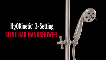 H2OKinetic 3-Setting Slide Bar Handshower