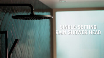 Delta Round Single-Setting Rain Shower Head Overview