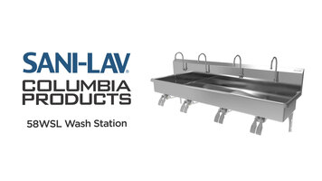 Sani-Lav 58WSL Wash Station Overview Sani-Lav 58WSL Wash Station Overview