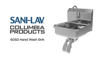 Sani-Lav 605D Hand Wash Sink Overview Sani-Lav 605D Hand Wash Sink Overview