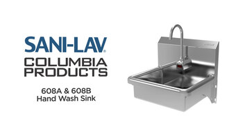 Sani-Lav 608A & 608B Hand Wash Sink Overview