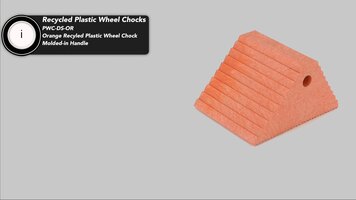 Design Overview of the Recycled Plastic Wheel Chock from Vestil