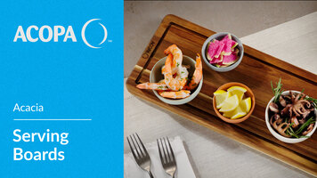 Acopa Acacia Wood Serving Boards
