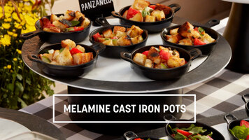 American Metalcraft Melamine Cast Iron Pots