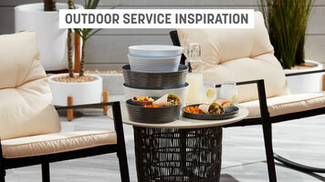 American Metalcraft Outdoor Service Collection American Metalcraft Outdoor Service Collection