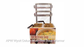 APW Wyott Multi-Well Soup Warmer