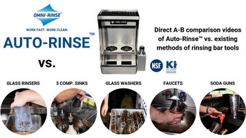 Auto-Rinse vs. Other Methods of Rinsing Bar Tools