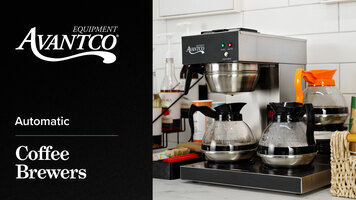 Avantco Automatic Coffee Makers