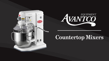 Avantco Countertop Mixers