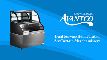 Avantco Dual Service Merchandisers Avantco Dual Service Merchandisers