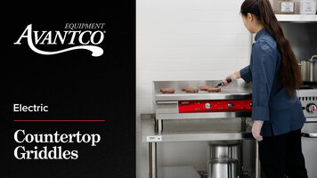 Avantco Electric Countertop Griddles