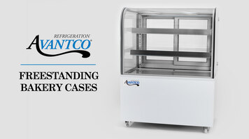 Avantco Freestanding Bakery Cases