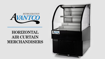 Avantco Air Curtain Merchandisers