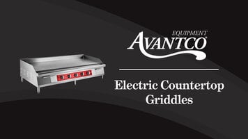 Avantco Electric Griddles