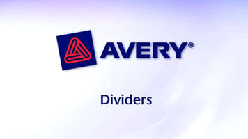 Avery® Dividers