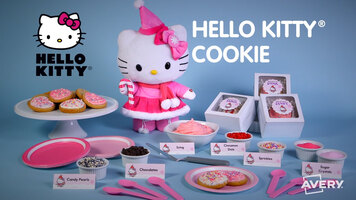 Avery: Design a Hello Kitty Cookie Party