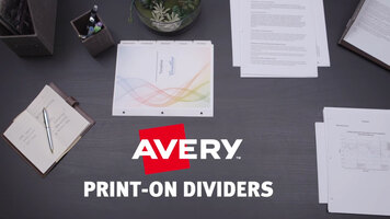 Avery® Print-On Dividers