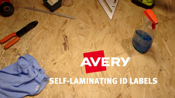 Avery® Self-Laminating ID Labels