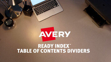 Avery® Table of Contents Dividers