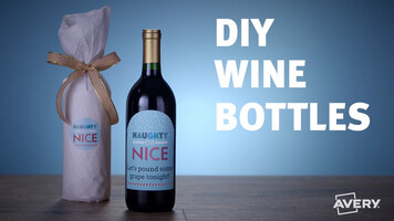 Avery®: How to Make DIY Wine Bottles