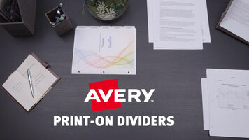 Avery® Print-on Dividers