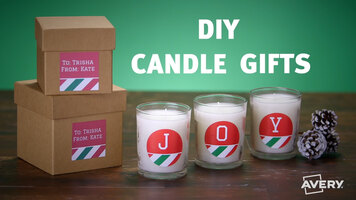 Avery®: How to Make DIY Candle Gifts