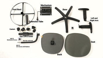 Boss B1691 Office Chair Assembly Boss B1691 Office Chair Assembly