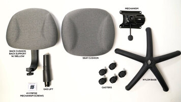 Boss B315 Office Chair Assembly Boss B315 Office Chair Assembly