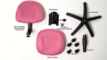 Boss B325-PK Office Chair Assembly