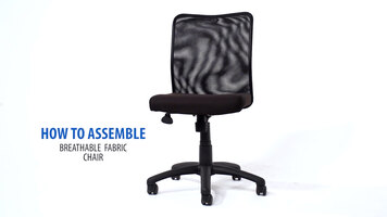 Boss B6105 Office Chair Assembly Boss B6105 Office Chair Assembly